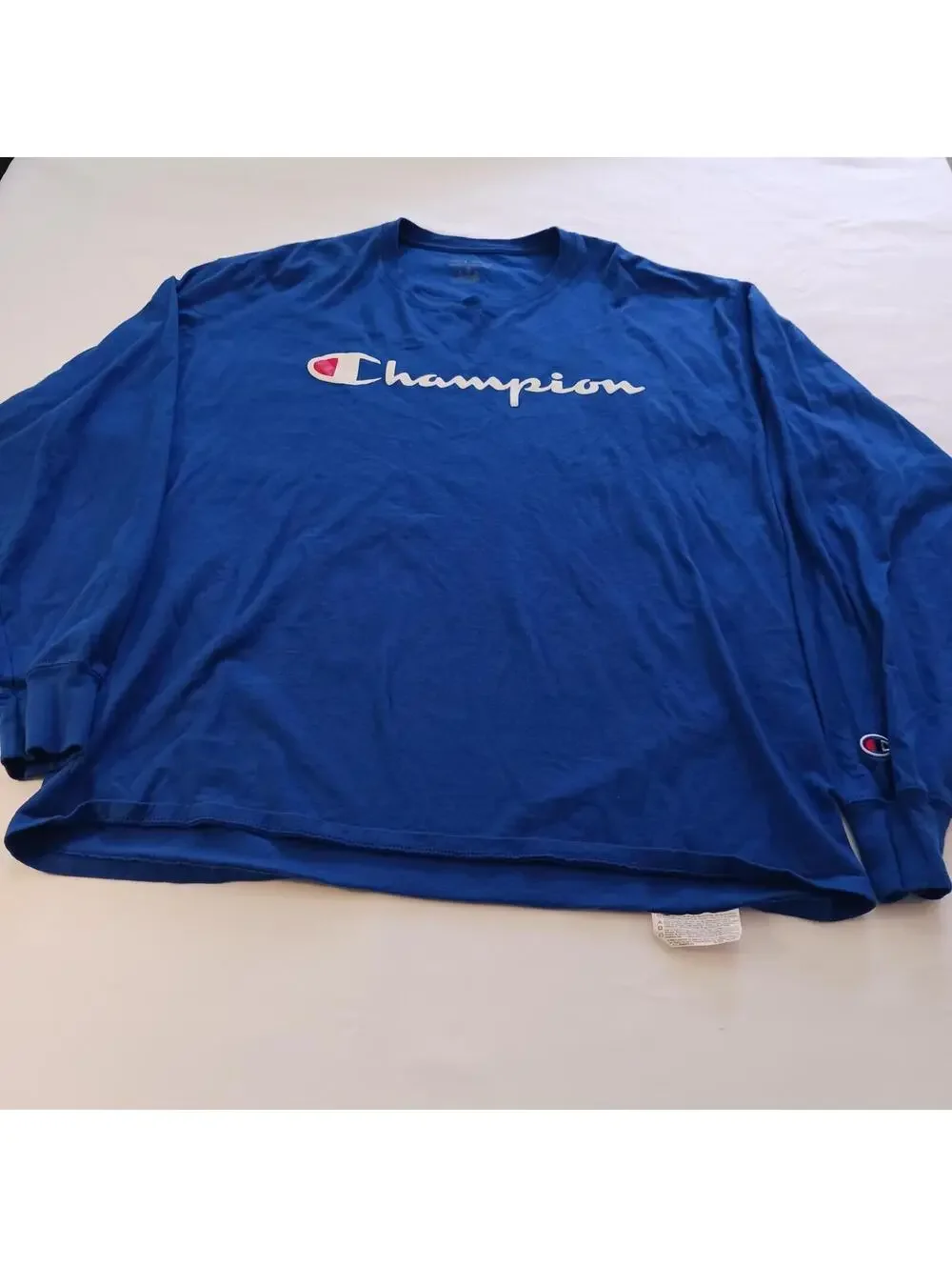 Champion Authentic Athleticwear Men's Blue Cotton Shirt Long Sleeve Size XL - Picture 1 of 12